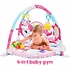 Allerion Allerion Luxe Baby Gym Ballenbak Unicorn - Baby 4-in-1 Speelmat - Roze Eenhoorn Thema - 80cm x 80cm