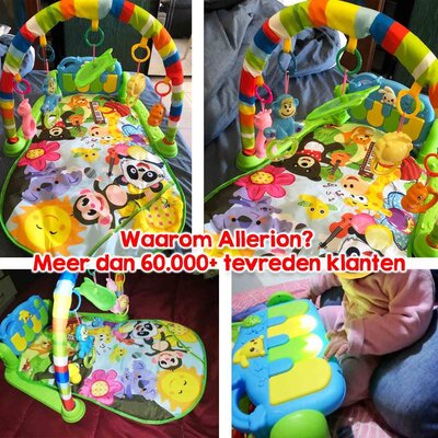 Allerion Allerion Babygym - Speeltjes en Hangers - Baby Speelgoed - Met Speelmat