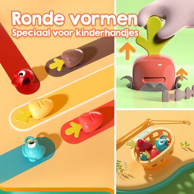 Allerion Allerion 4-in-1 Boerderij Hengelset - Speelgoed Peuters en Kleuters - Activity Center