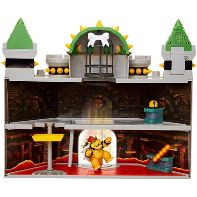 Jakks Pacific Inc. Super Mario Het Kasteel van Bowsers Speelset - Super Mario Action Figure - Deluxe Bowser's Castle Playset