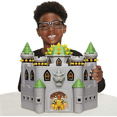 Jakks Pacific Inc. Super Mario Het Kasteel van Bowsers Speelset - Super Mario Action Figure - Deluxe Bowser's Castle Playset