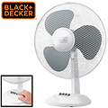 BLACK+DECKER BLACK+DECKER Tafelventilator - BXEFD42E - Zwenkfunctie - 3 Snelheden - Ventilator - Wit