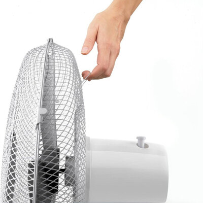 BLACK+DECKER BLACK+DECKER Tafelventilator - BXEFD42E - Zwenkfunctie - 3 Snelheden - Ventilator - Tafel ventilator - Kleur: Wit