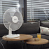 BLACK+DECKER BLACK+DECKER Tafelventilator - BXEFD42E - Zwenkfunctie - 3 Snelheden - Ventilator - Tafel ventilator - Kleur: Wit