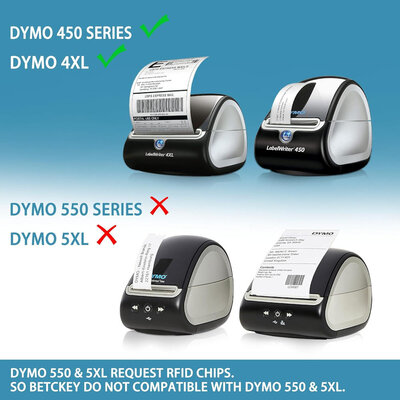 Merkloos Dymo Compatible Labels 4XL - S0904980 - Compatible Labels 4XL - Verzendlabels - 104x159mm - Dymo Labelwriter labelrol 4XL - Etiketten Stickers - 220x Labels Per Rol!