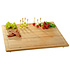 Kesper XXL FSC® Houten Snijplank / Afdekplaat bamboe hout, Met Saprand - Snij Plank - Kookplaat Afdekplaat - Afm. 56 x 50 x 3.1 Cm