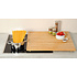 Kesper XXL FSC® Houten Snijplank / Afdekplaat bamboe hout, Met Saprand - Snij Plank - Kookplaat Afdekplaat - Afm. 56 x 50 x 3.1 Cm