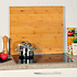 Kesper XXL FSC® Houten Snijplank / Afdekplaat bamboe hout, Met Saprand - Snij Plank - Kookplaat Afdekplaat - Afm. 56 x 50 x 3.1 Cm