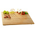 Kesper XXL FSC® Houten Snijplank / Afdekplaat bamboe hout, Met Saprand - Snij Plank - Kookplaat Afdekplaat - Afm. 56 x 50 x 3.1 Cm