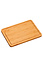 Kesper FSC® Bamboe Houten Snijplank - Met Saprand - Snij Plank - Afm. 33 x 23 x 1.6 Cm