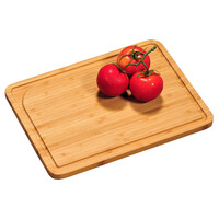 Kesper FSC® Bamboe Houten Snijplank - Met Saprand - Snij Plank - Afm. 36 x 26 x 1.6 Cm