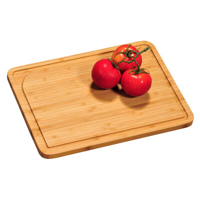 Kesper FSC® Bamboe Houten Snijplank - Met Saprand - Snij Plank - Afm. 36 x 26 x 1.6 Cm