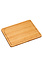 Kesper FSC® Bamboe Houten Snijplank - Met Saprand - Snij Plank - Afm. 40 x 30 x 1.6 Cm