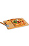 Kesper FSC® Bamboe houten Pizzabord - Rechthoekig - Bamboo Hout - Pizzaplaat - Pizzaplank - Pizza bord - Pizza serveerplank - Afm. 40 x 30 x 1.5 Cm.