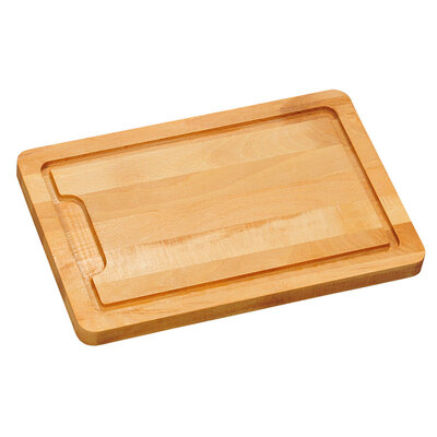 Kesper FSC® Beuken Houten Snijplank - Met Saprand - Snij Plank - Afm. 32 x 21 x 2 Cm