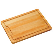 Kesper FSC® Beuken Houten Snijplank - Met Saprand - Snij Plank - Afm. 40 x 28 x 2 Cm