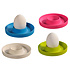 Kesper Eierdopjes set van 4 Stuks - Met praktische rand voor neerleggen van de eierschaal - Eierdoppen Set 4-Delig - Egg cups - Melamine plastic - MIX KLEUREN