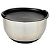 Kesper RVS Mengkom Ø24 Cm. - Mengkom met Silicone Deksel - Beslagkom met Deksel - Mixing bowl - Afm. 24 x 24 x 15 Cm.