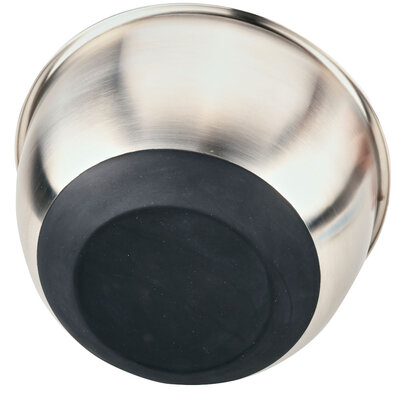 Kesper RVS Mengkom Ø24 Cm. - Mengkom met Silicone Deksel - Beslagkom met Deksel - Mixing bowl - Afm. 24 x 24 x 15 Cm.