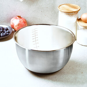 Kesper RVS Mengkom Ø24 Cm. - Beslagkom - Mixing bowl - Stainless Steel - Afm. 24 x 24 x 12.8 Cm.