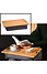 Kesper Schootkussen - Laptray - Schootdienblad met kussen - Knie / schoot dienblad - FSC® Bamboe Hout - Dienblad met schootkussen - Afm 45 x 31 x 8 Cm - Grijs