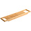 Kesper FSC® Badrekje voor over bad - 70 Cm lang - FSC® Bamboe hout - Badrek - Badplank - Badbrug - Basic bad tafeltje voor in bad
