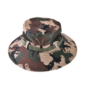 Decopatent Decopatent - Camouflage Jungle Hoed - Bucket Hat Safari - Vissershoedje Heren - Dames - Volwassenen - Maat 56/58 - Zonnehoed Outdoor Vissershoed - Kleur: Army GROEN / BRUIN