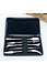 Decopatent Decopatent® - Gips / Klei RVS Gereedschap Set in Etui - 5-Delig - Gipsspatels - Kleispatels - Boetseren Boetseer Set - Klei schrapers - Carving gereedschap