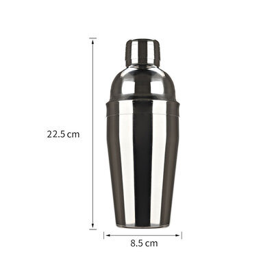 Decopatent Decopatent® Cocktail Set 5-delig - Professionele barset met Shaker - Cocktail maatbeker - Zeef - Barmixer - Cocktailshaker set