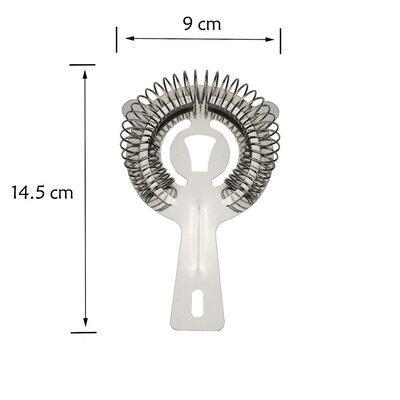 Decopatent Decopatent® Cocktail Set 5-delig - Professionele barset met Shaker - Cocktail maatbeker - Zeef - Barmixer - Cocktailshaker set