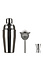 Decopatent Decopatent® Cocktail Set 4-delig - Professionele barset met Shaker - Cocktail maatbeker - Zeef - Cocktailshaker set