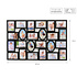 Decopatent Decopatent - XL Fotolijst Collage voor 24 Foto's van (15x10 & 10x15 Cm) - Fotolijsten - Fotolijstje met 24 fotokaders - 86.5 x 58 Cm - Zwart