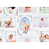 Decopatent Decopatent - XL Fotolijst Collage voor 24 Foto's van (15x10 & 10x15 Cm) - Fotolijsten - Fotolijstje met 24 fotokaders - 86.5 x 58 Cm - Wit