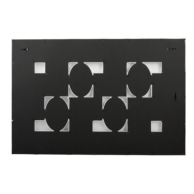 Decopatent Decopatent - XL Fotolijst Collage voor 24 Foto's van (15x10 & 10x15 Cm) - Fotolijsten - Fotolijstje met 24 fotokaders - 86.5 x 58 Cm - Wit