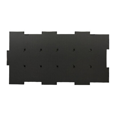 Decopatent Decopatent - XL Fotolijst Collage voor 18 Foto's van (13x18 & 18x13 Cm) - Fotolijsten - Fotolijstje met 18 fotokaders - 101 x 52 Cm - Zwart