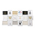 Decopatent Decopatent - XL Fotolijst Collage voor 18 Foto's van (13x18 & 18x13 Cm) - Fotolijsten - Fotolijstje met 18 fotokaders - 101 x 52 Cm - Wit