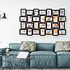 Decopatent Decopatent - XL Fotolijst Collage voor 28 Foto's van (10x15 & 15x10 Cm) - Fotolijsten - Fotolijstje met 28 fotokaders - 103 x 60 Cm - Zwart