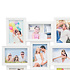 Decopatent Decopatent - XL Fotolijst Collage voor 28 Foto's van (10x15 & 15x10 Cm) - Fotolijsten - Fotolijstje met 28 fotokaders - 103 x 60 Cm - Wit