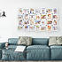 Decopatent Decopatent - XL Fotolijst Collage voor 28 Foto's van (10x15 & 15x10 Cm) - Fotolijsten - Fotolijstje met 28 fotokaders - 103 x 60 Cm - Wit