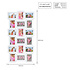 Decopatent Decopatent - XL Fotolijst Collage voor 18 Foto's van (10x15 & 15x10 Cm) - Fotolijsten - Fotolijstje met 18 fotokaders - 52 x 102 Cm - Wit