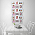 Decopatent Decopatent - XL Fotolijst Collage voor 18 Foto's van (10x15 & 15x10 Cm) - Fotolijsten - Fotolijstje met 18 fotokaders - 52 x 102 Cm - Wit