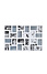 Decopatent Decopatent - XL Fotolijst Collage voor 24 Foto's van (15x10 & 10x15 Cm) - Fotolijsten - Fotolijstje met 24 fotokaders - 85.5 x 57 Cm - Wit