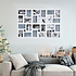 Decopatent Decopatent - XL Fotolijst Collage voor 24 Foto's van (15x10 & 10x15 Cm) - Fotolijsten - Fotolijstje met 24 fotokaders - 85.5 x 57 Cm - Wit