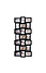 Decopatent Decopatent - XL Fotolijst Collage voor 21 Foto's van (10x15 & 15x10 Cm) - Fotolijsten - Fotolijstje met 18 fotokaders - 58.5 x 111 Cm - Zwart