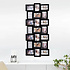 Decopatent Decopatent - XL Fotolijst Collage voor 21 Foto's van (10x15 & 15x10 Cm) - Fotolijsten - Fotolijstje met 18 fotokaders - 58.5 x 111 Cm - Zwart