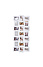 Decopatent Decopatent - XL Fotolijst Collage voor 21 Foto's van (10x15 & 15x10 Cm) - Fotolijsten - Fotolijstje met 18 fotokaders - 58.5 x 111 Cm - Wit