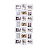 Decopatent Decopatent - XL Fotolijst Collage voor 21 Foto's van (10x15 & 15x10 Cm) - Fotolijsten - Fotolijstje met 18 fotokaders - 58.5 x 111 Cm - Wit