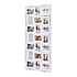 Decopatent Decopatent - XL Fotolijst Collage voor 21 Foto's van (10x15 & 15x10 Cm) - Fotolijsten - Fotolijstje met 18 fotokaders - 58.5 x 111 Cm - Wit