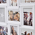 Decopatent Decopatent - XL Fotolijst Collage voor 21 Foto's van (10x15 & 15x10 Cm) - Fotolijsten - Fotolijstje met 18 fotokaders - 58.5 x 111 Cm - Wit
