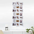 Decopatent Decopatent - XL Fotolijst Collage voor 21 Foto's van (10x15 & 15x10 Cm) - Fotolijsten - Fotolijstje met 18 fotokaders - 58.5 x 111 Cm - Wit